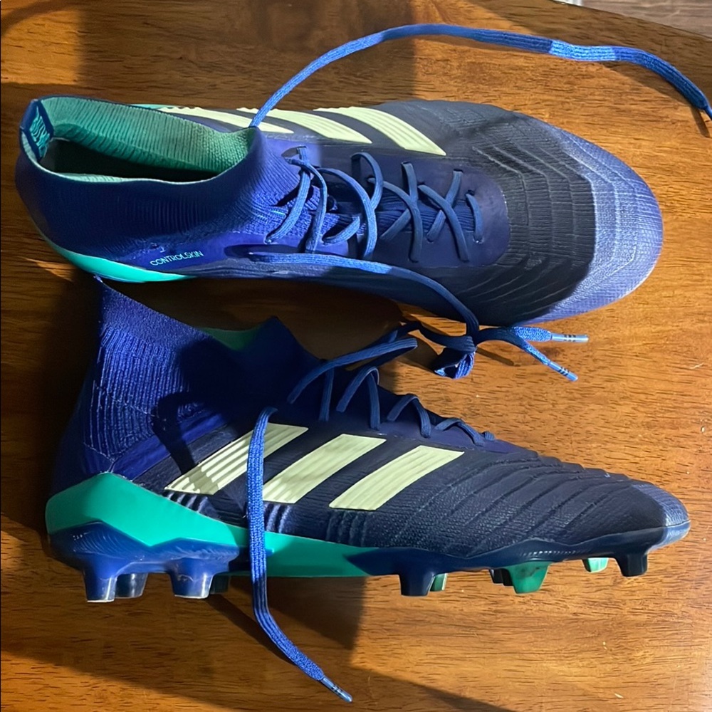 Adidas Men's Blue Soccer Cleats